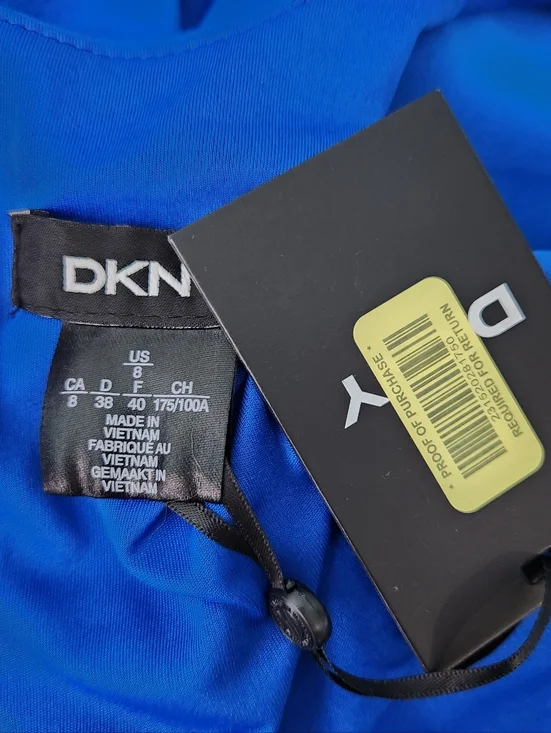 DKNY Side Knot Faux-wrap Sheath Dress  - Picture 4 of 5